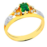 Anel de formatura em ouro 18k - Cléo